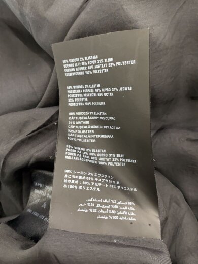 商品画像：長袖ワンピース/36/レーヨン/BLK/無地/DNA712 S161 1LU7 5