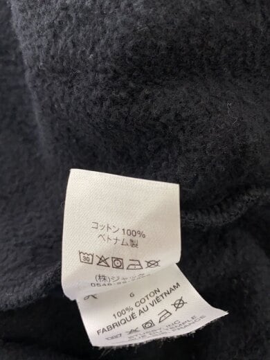 商品画像：スウェット/L/コットン/BLK/無地 5