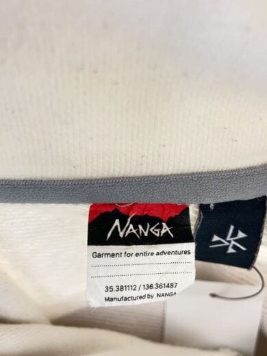 商品画像：パーカー/L/コットン/WHT/2-0630-5-53-010 3