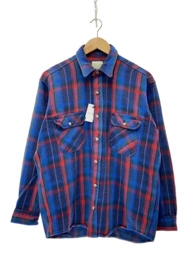 商品画像：USA製/ネルシャツ/--/--/BLU/チェック// 1