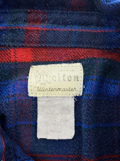 商品画像：USA製/ネルシャツ/--/--/BLU/チェック// 4