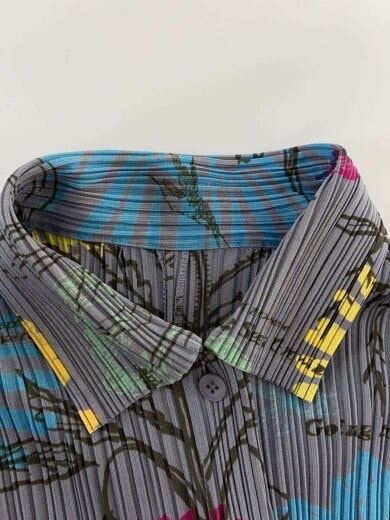 商品画像：半袖シャツ/3/ポリエステル/GRY/花柄/PP71-JJ783 5