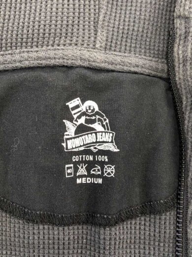 商品画像：ジップパーカー/M/コットン/GRY 5