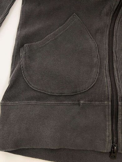 商品画像：ジップパーカー/M/コットン/GRY 8