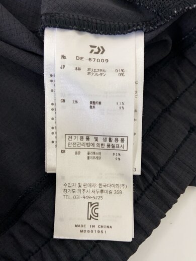 商品画像：パーカー/L/ポリエステル/BLK/無地/DE-67009 5