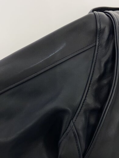 商品画像：ダブルライダースジャケット/38/牛革/BLK/782-3250086 9