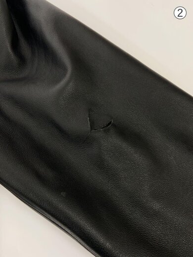 商品画像：シングルライダースジャケット/L/羊革/BLK/無地/20-02121 8