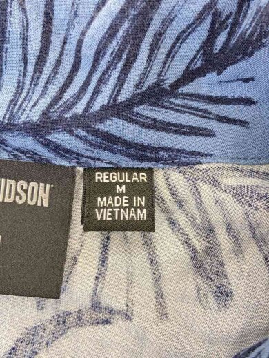 商品画像：アロハシャツ/M/レーヨン/BLU/総柄 4