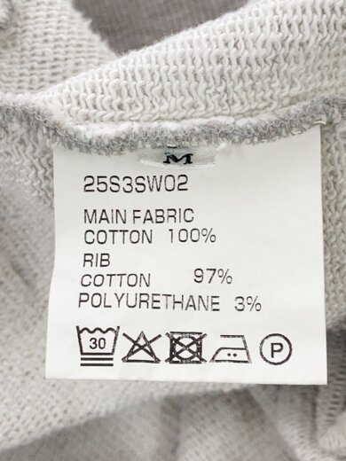 商品画像：ジップパーカー/M/コットン/GRY/25S3SW02 5