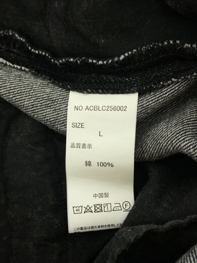 商品画像：硫化ペイントデニムカーゴパンツ/L/コットン/BLK/ACBLC256002 5