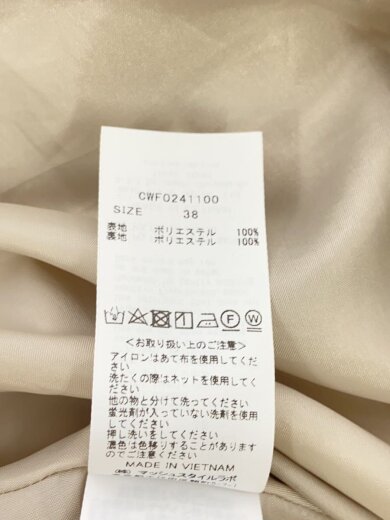 商品画像：タフタジャンパードレス/38/ポリエステル/BEG/無地/CWF0241100// 5