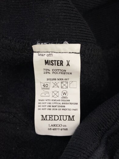 商品画像：MISTERX/パーカー/M/コットン/BLK/無地// 5