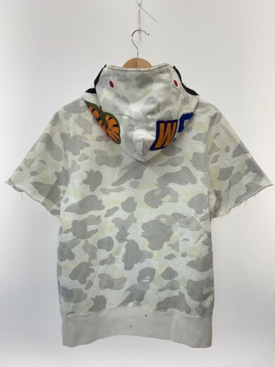 商品画像：ジップパーカー/M/コットン/WHT/カモフラ// 2