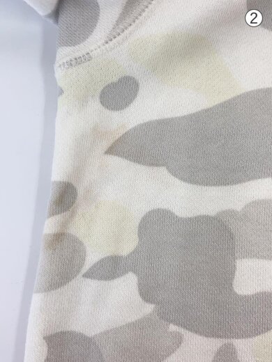 商品画像：ジップパーカー/M/コットン/WHT/カモフラ// 7
