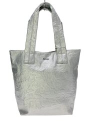トートバッグ/フェイクレザー/SLV/EMBOSSバッグ