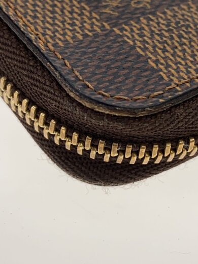画像：LOUIS VUITTONジッピー・コインパース_ダミエ・エベヌ_BRW/PVC/BRW/レディース5