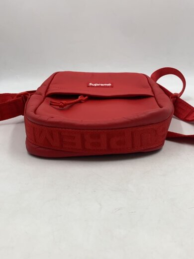 画像：Supremeショルダーバッグ/レザー/RED/23AW/LEATHER SHOULDER4