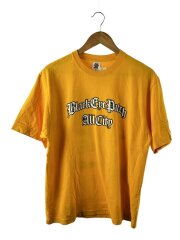 Tシャツ/M/コットン/YLW/Black Eye Patch All City