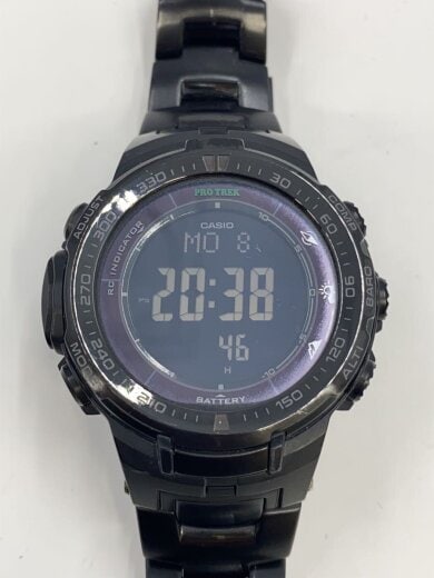 商品画像：ソーラー腕時計・PROTREK/デジタル/ステンレス/BLK/BLK 1