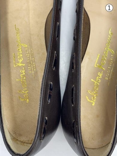 商品画像：フラットパンプス/US6.5/BRW/レザー/DL 61849 311 7