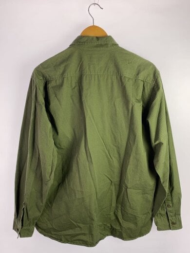 商品画像：長袖シャツ/L/コットン/KHK/千鳥格子 2