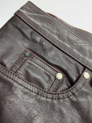 商品画像：ボトム/38/レザー/BRD/無地/3866 6