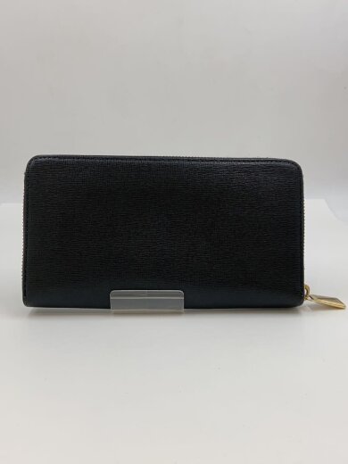 商品画像：長財布/レザー/BLK/無地/レディース 2