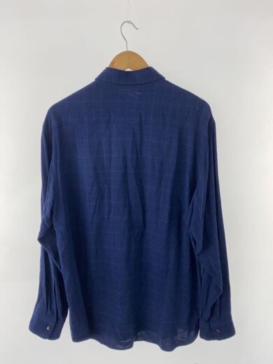 商品画像：長袖シャツ/44/レーヨン/NVY/チェック/2224-123// 2