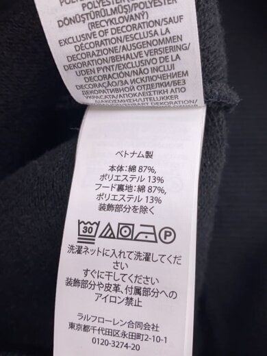 商品画像：パーカー/M/コットン/BLK/RELAXED FIT// 4