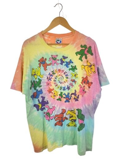 商品画像：Tシャツ/XL/コットン/マルチカラー/総柄/破れ有 1