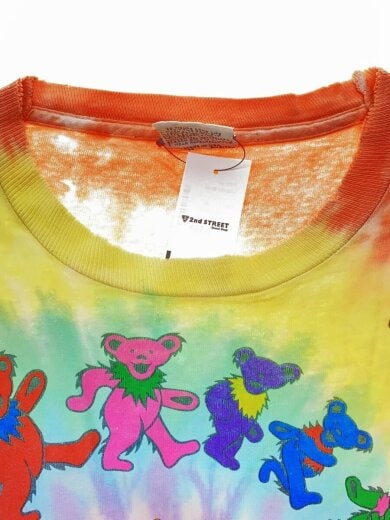 商品画像：Tシャツ/XL/コットン/マルチカラー/総柄/破れ有 6