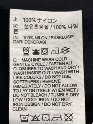 商品画像：カーゴパンツ/--/ナイロン/BLK/無地/HJ2941-010 5