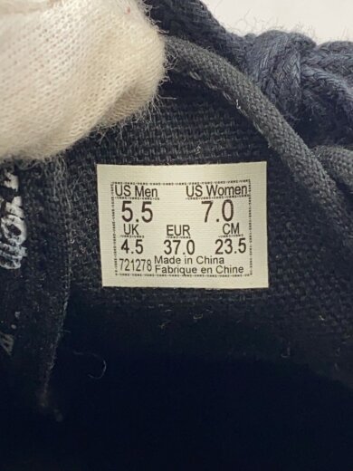 商品画像：ローカットスニーカー/23.5cm/BLK/キャンバス/721278 5