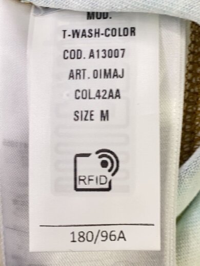 商品画像：Tシャツ/M/コットン/マルチカラー/A13007 4