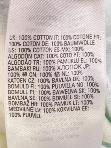 商品画像：Tシャツ/M/コットン/マルチカラー/A13007 5