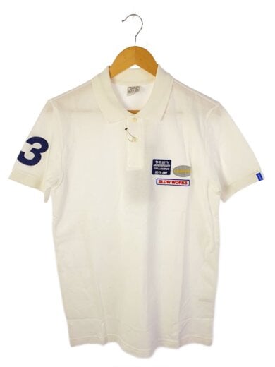 商品画像：ポロシャツ/M/コットン/WHT 1