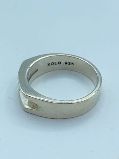 商品画像：リング/SV925/19号/SLV/メンズ 3