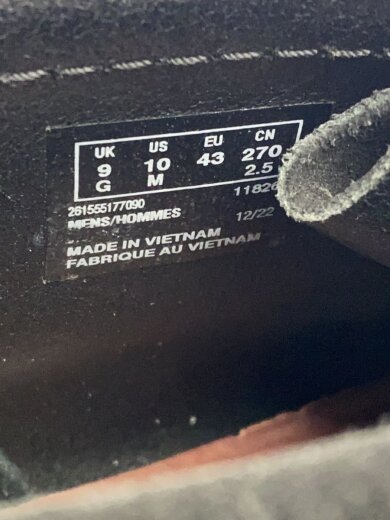 商品画像：ブーツ/27cm/BLK/スウェード/11826 5