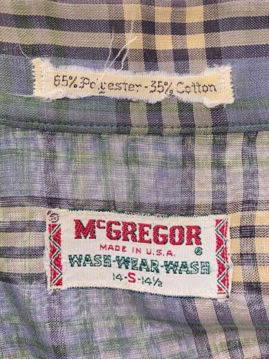 商品画像：半袖シャツ/--/--/GRN/チェック 3