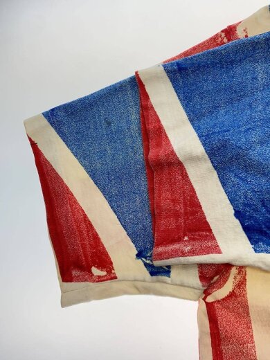 商品画像：Tシャツ/L/コットン/マルチカラー/総柄/90s/THE BEATLES 4