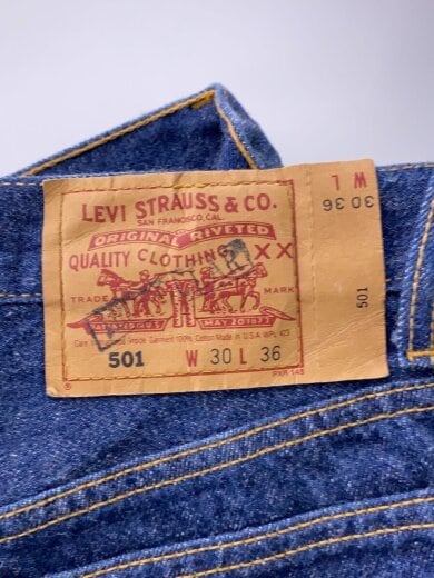 商品画像：ストレートパンツ/30/コットン/IDG/無地/501-0000 4