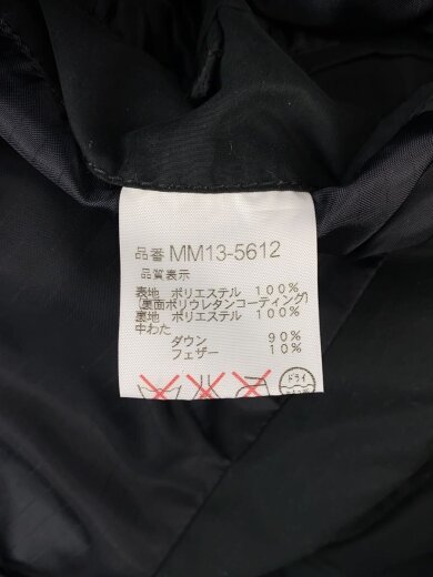 商品画像：ダウンジャケット/ダウン90/フェザー10/M/BLK/MM13-5612 4