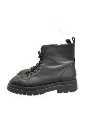 DOUBLE SOLE LETHER BOOTS/ダブルソールレザーブーツ/4/BLK/CTHY-8-003