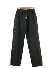 ストレートパンツ/刺繍/M/コーデュロイ/BLK