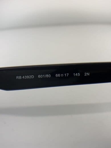 画像：Ray-Banサングラス/ウェリントン/BLK/メンズ/RB4392D5