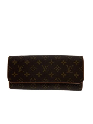 商品画像：ポシェット・ツインGM_モノグラム・キャンバス/PVC/BRW 1