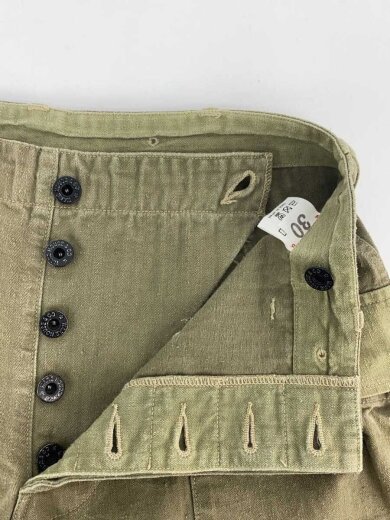 商品画像：モンキーパンツ/カーゴパンツ/30/コットン/KHK/ヘリンボーン 3