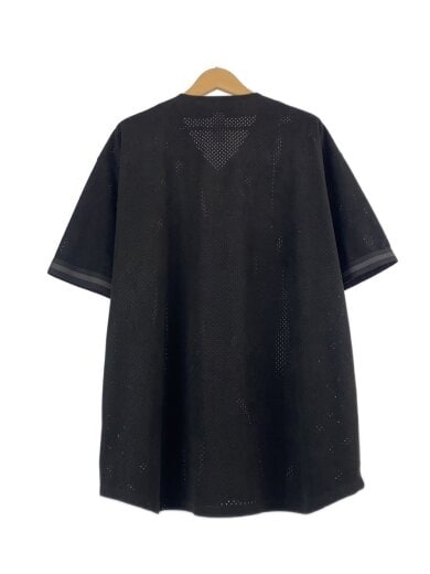 商品画像：Ultrasuede Mesh Baseball Jersey/半袖シャツ/XL/ポリエステル/BLK 2