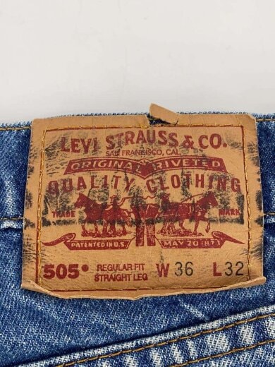 商品画像：505/ストレートパンツ/ボタン裏748/メキシコ製/36/IDG/00505-0216 4