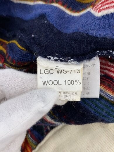 商品画像：LAGACHE/ラガチェ/ニット・セーター(厚手)/クージー柄/XL/ウール/マルチカラー 4